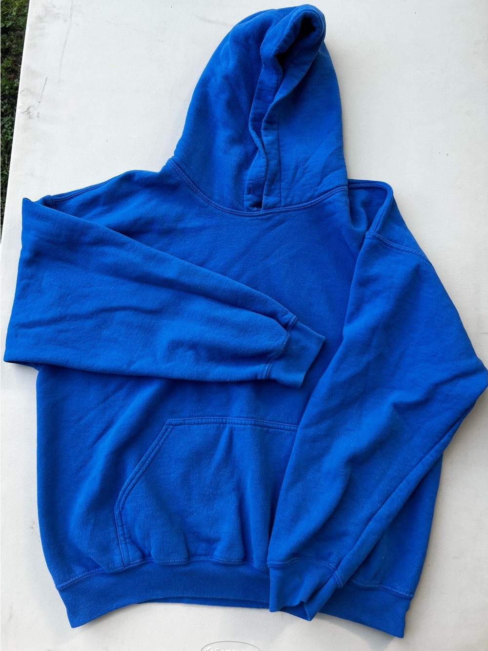 Gildan Men's Royal Blue Crewneck Hoodie Pullover